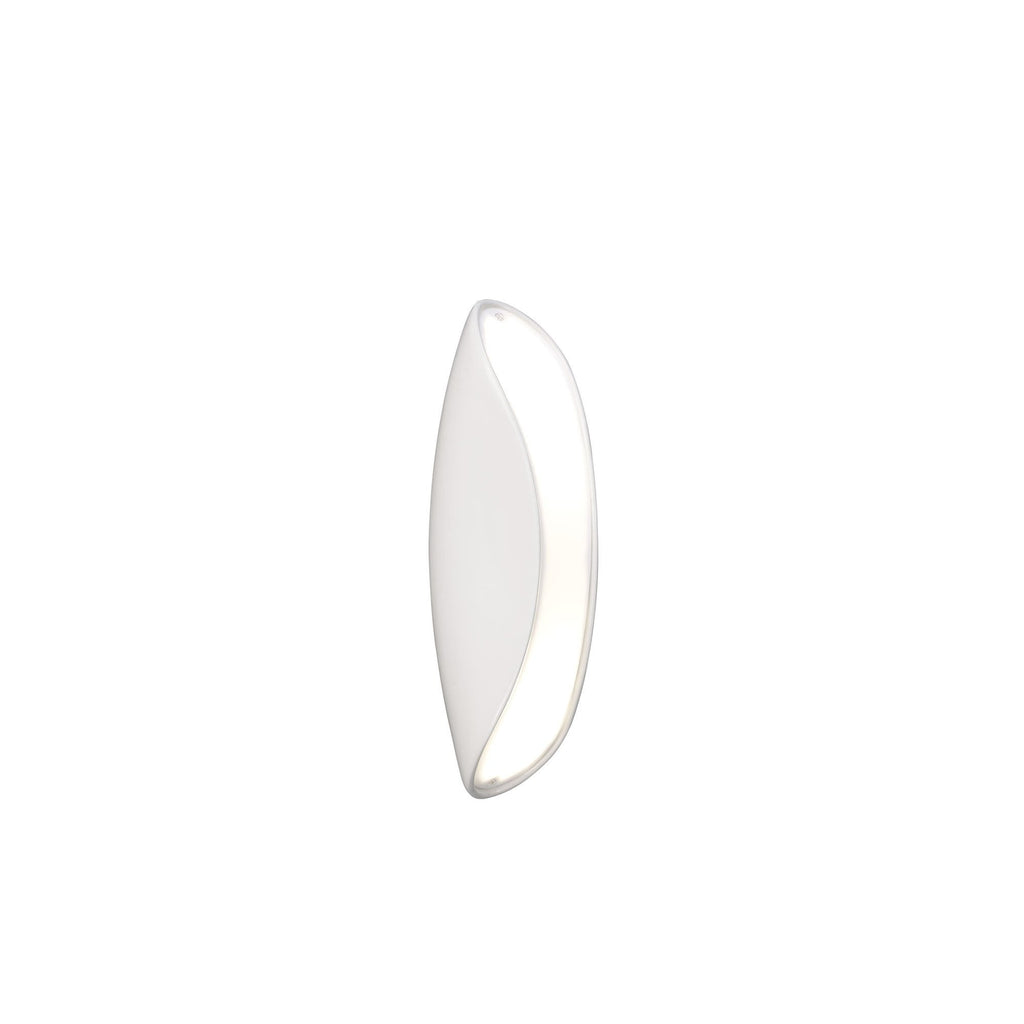 M1943 Pasion Wall Lamp 2 Light E27 Gloss White/White Acrylic/Polished Chrome