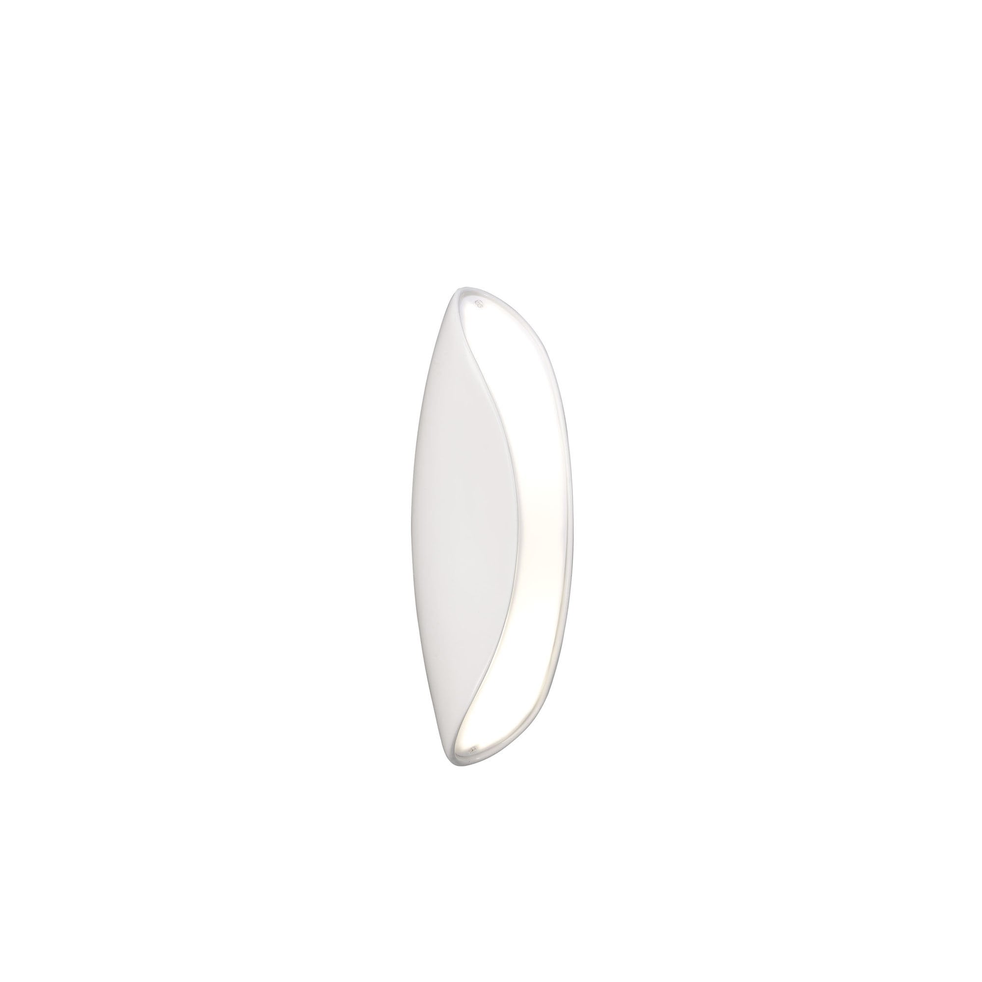 M1943 Pasion Wall Lamp 2 Light E27 Gloss White/White Acrylic/Polished Chrome