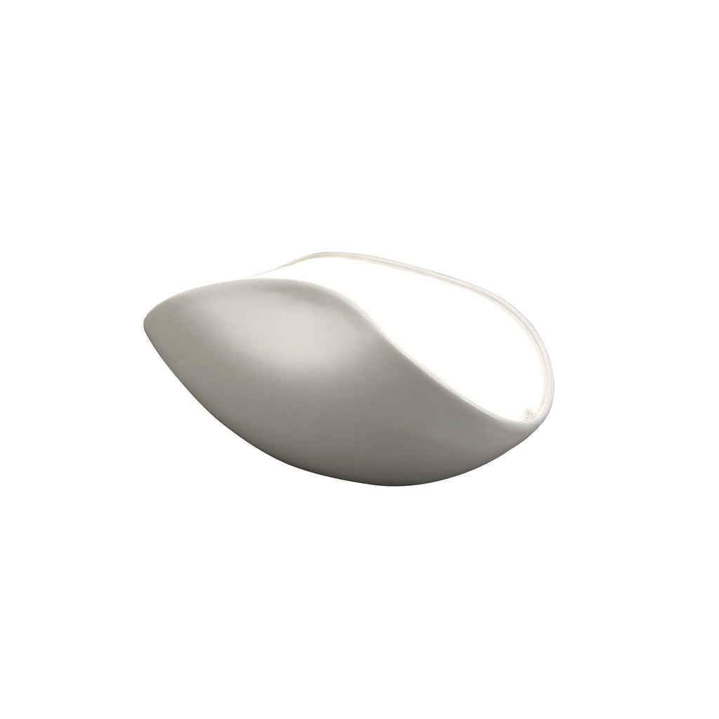 M1944 Pasion Table Lamp 3 Light E27 Gloss White/White Acrylic/Polished Chrome