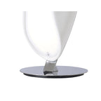 M1945 Pasion Table Lamp 2 Light E27 Gloss White/White Acrylic/Polished Chrome