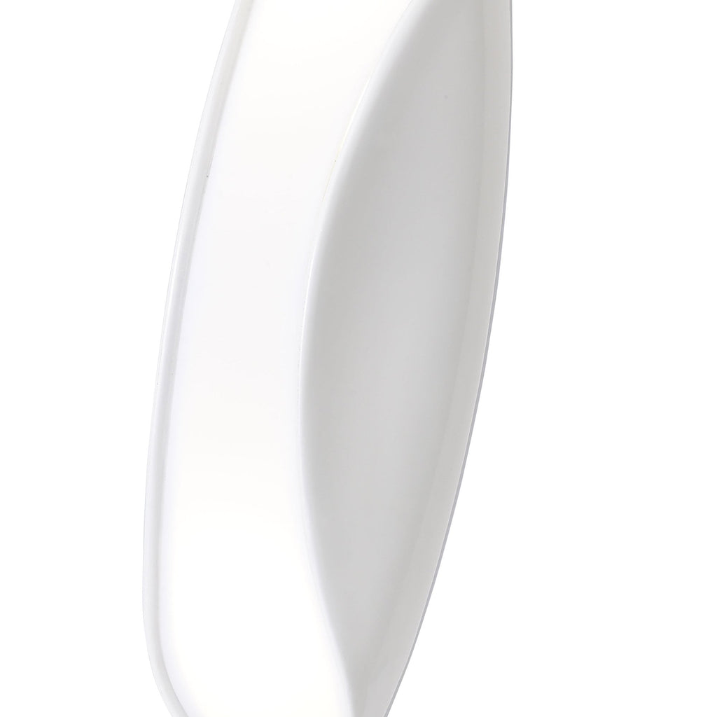 M1945 Pasion Table Lamp 2 Light E27 Gloss White/White Acrylic/Polished Chrome