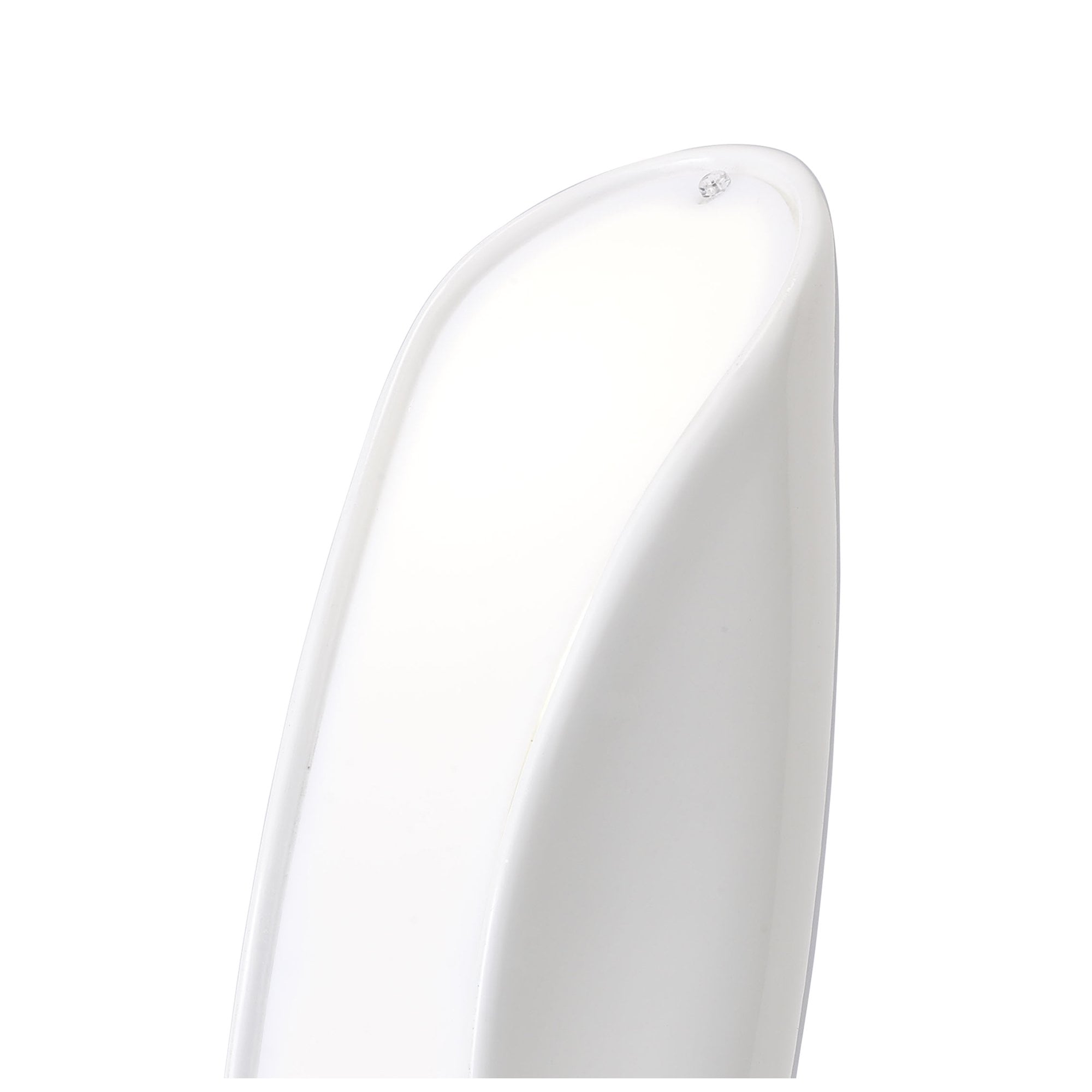 M1945 Pasion Table Lamp 2 Light E27 Gloss White/White Acrylic/Polished Chrome