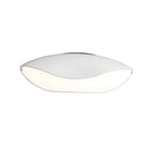 M1947 Pasion Oval Ceiling 4 Light E27 Gloss White/White Acrylic/Polished Chrome