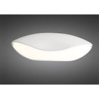 M1947 Pasion Oval Ceiling 4 Light E27 Gloss White/White Acrylic/Polished Chrome
