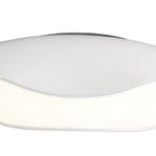 M1947 Pasion Oval Ceiling 4 Light E27 Gloss White/White Acrylic/Polished Chrome