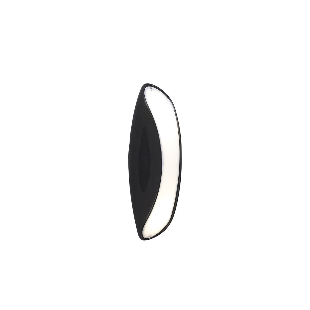 M1953 Pasion Wall Lamp 2 Light E27 Gloss Black/White Acrylic/Polished Chrome