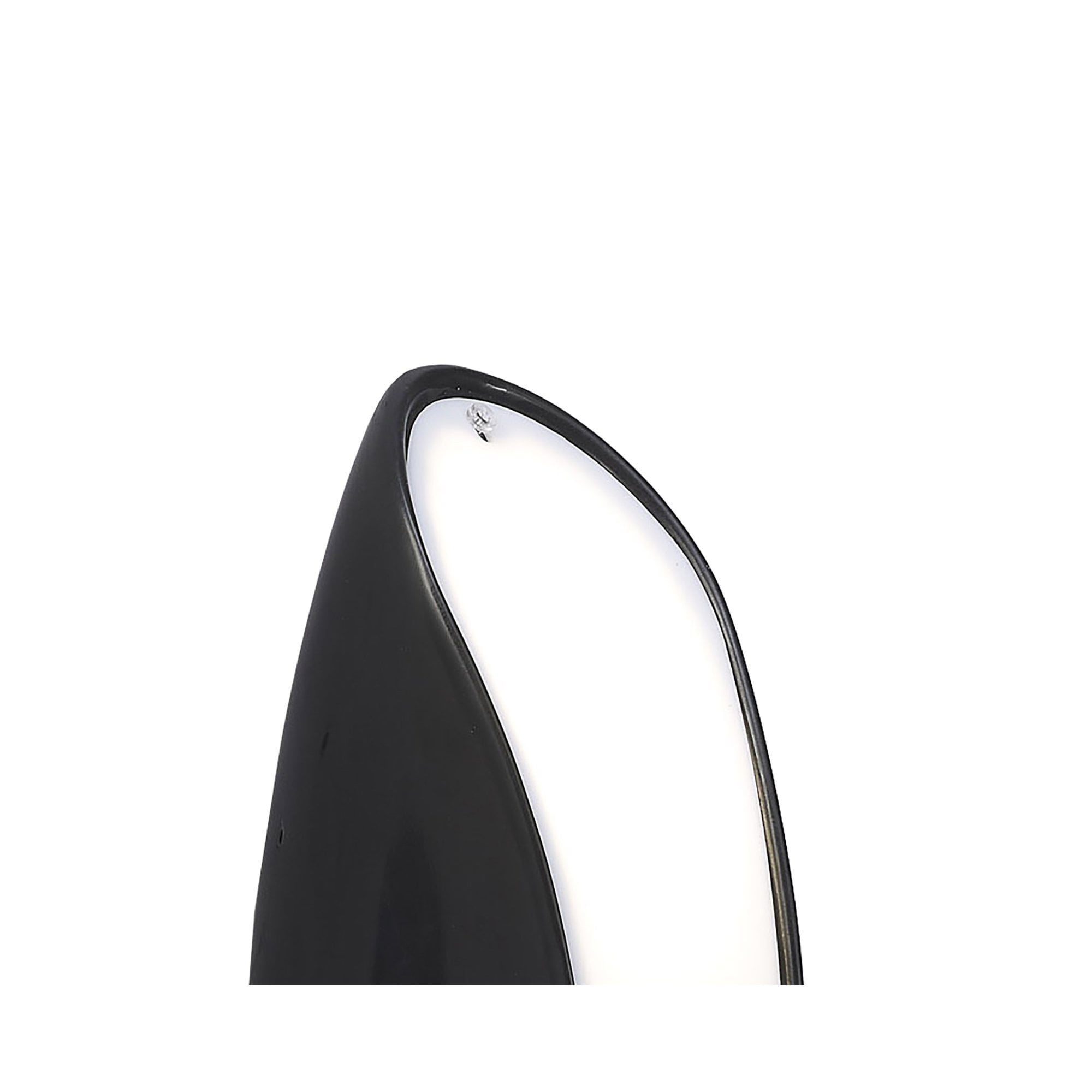 M1953 Pasion Wall Lamp 2 Light E27 Gloss Black/White Acrylic/Polished Chrome