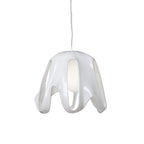 M3740 Phantom Pendant 1 Light E27 Gloss White/Frosted White Glass/Polished Chrome