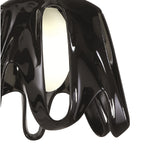 M3741 Phantom Pendant 1 Light E27 Gloss Black/Frosted White Glass/Polished Chrome