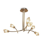 M0181AB Pietra Pendant 3 Arm 6 Light G9 Antique Brass