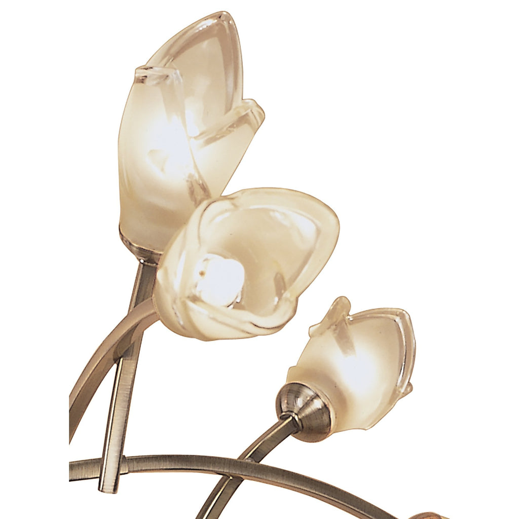 M0181AB Pietra Pendant 3 Arm 6 Light G9 Antique Brass