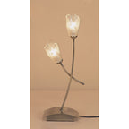 M0182AB Pietra Table Lamp 2 Light G9 Antique Brass