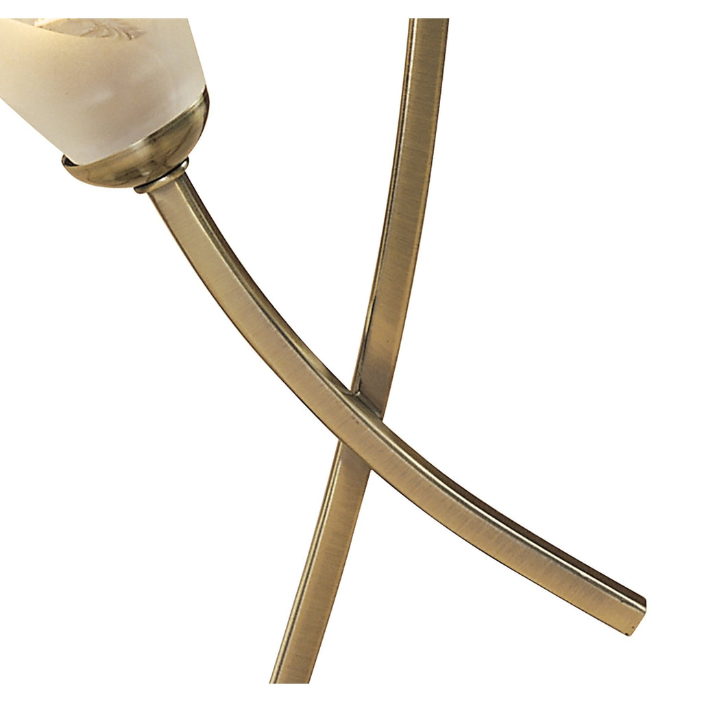 M0182AB Pietra Table Lamp 2 Light G9 Antique Brass