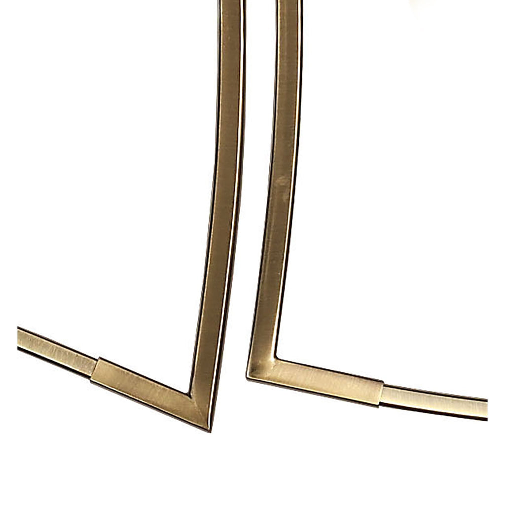 M0191AB Pietra Linear Pendant 2 Arm 6 Light G9 Antique Brass