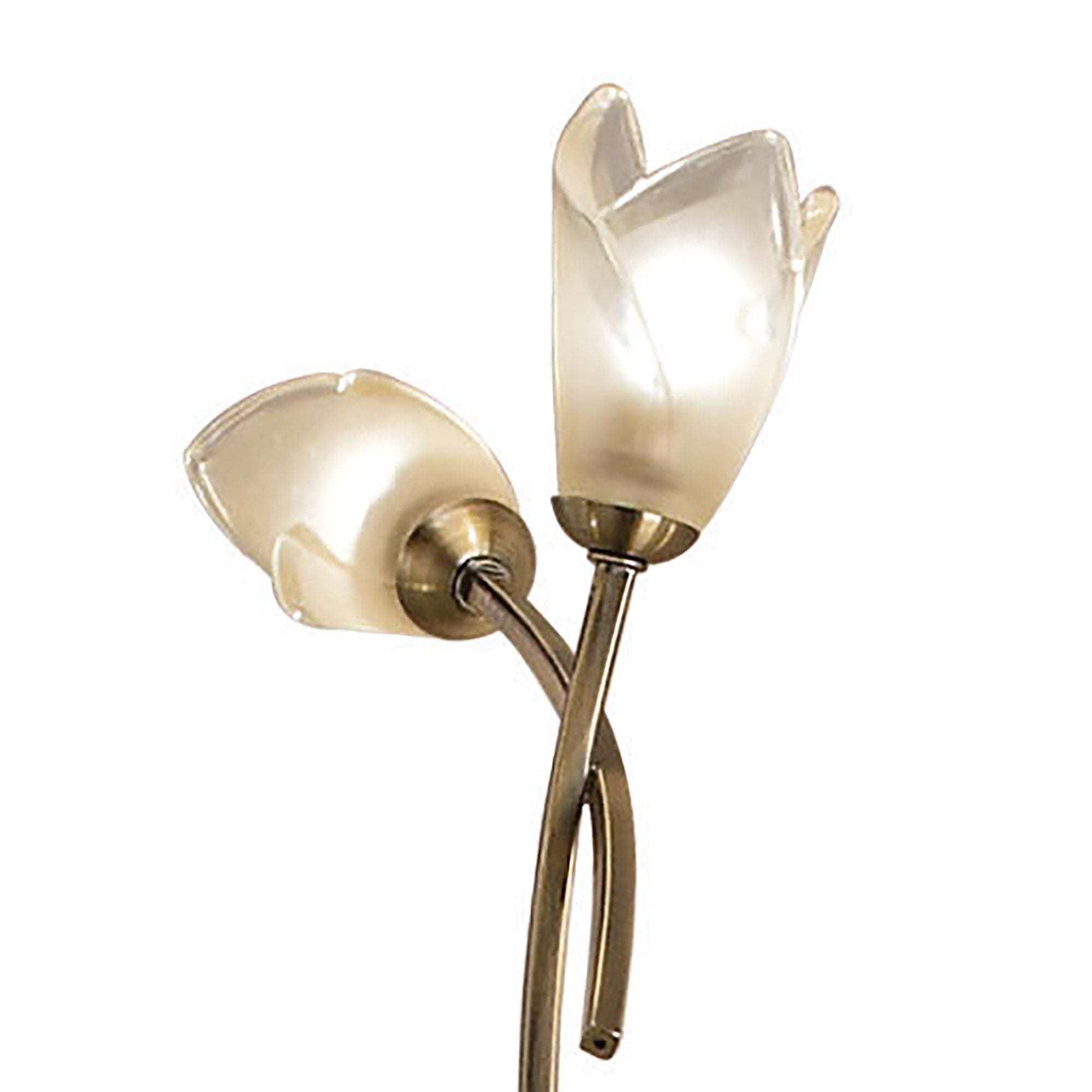 M0195AB Pietra Floor Lamp 4 Light G9 Antique Brass