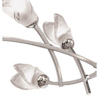 M0180 Pietra Pendant 4 Arm 8 Light G9 Polished Chrome