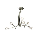 M0181 Pietra Pendant 3 Arm 6 Light G9 Polished Chrome
