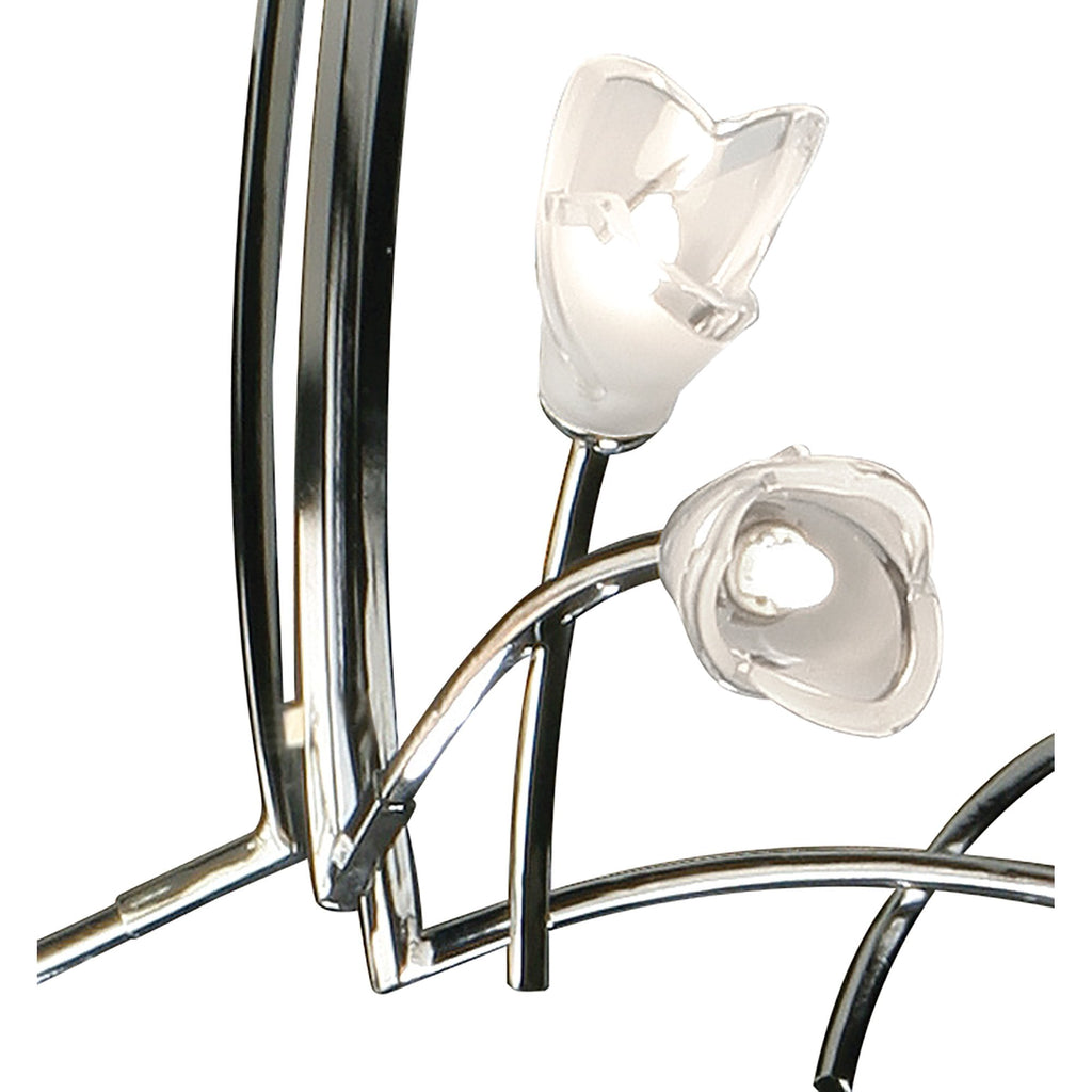 M0181 Pietra Pendant 3 Arm 6 Light G9 Polished Chrome