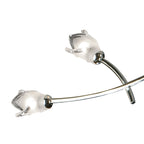 M0181 Pietra Pendant 3 Arm 6 Light G9 Polished Chrome