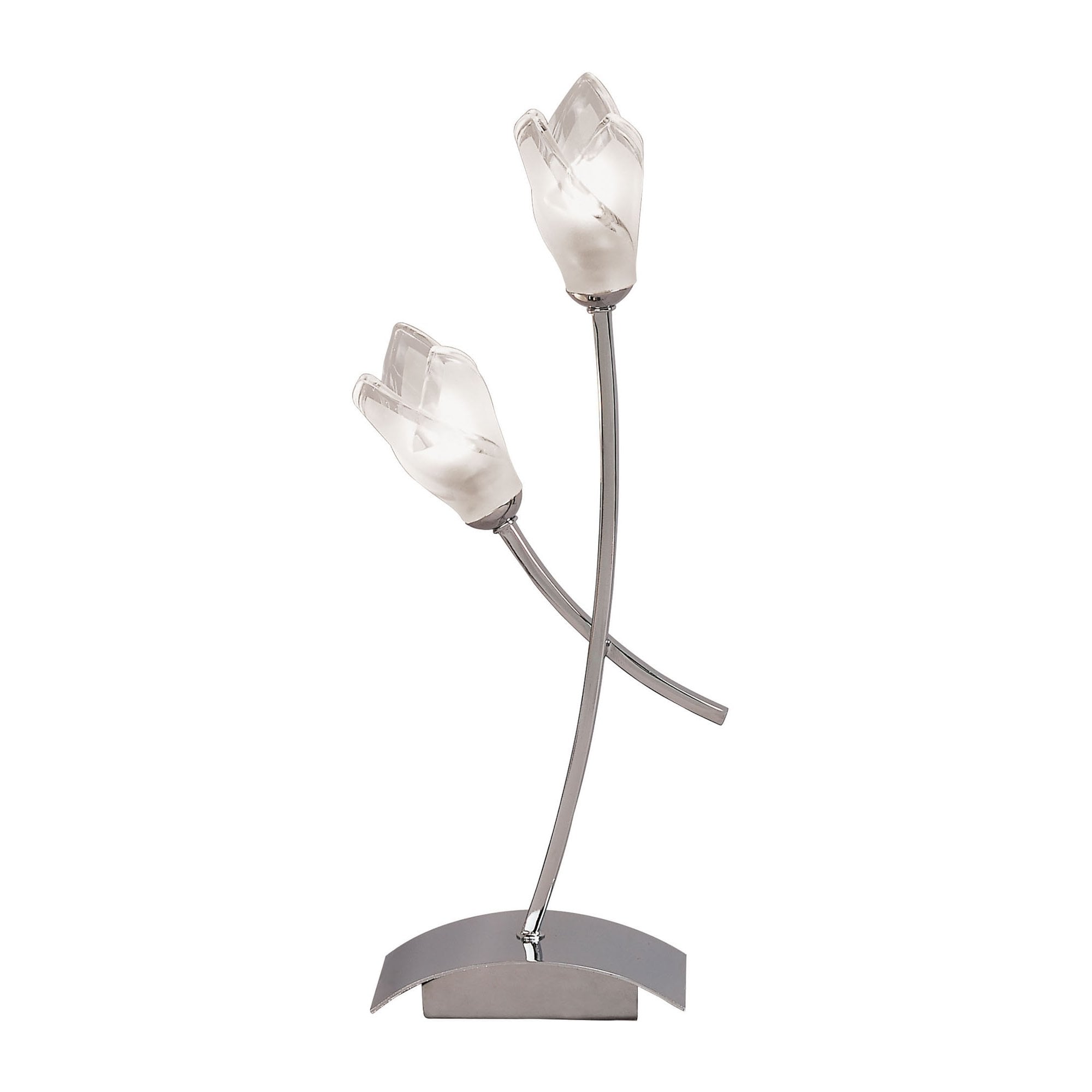 M0182 Pietra Table Lamp 2 Light G9 Polished Chrome