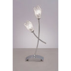 M0182 Pietra Table Lamp 2 Light G9 Polished Chrome
