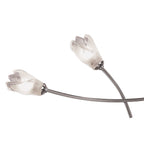 M0183 Pietra Linear Pendant 2 Arm 4 Light G9 Polished Chrome
