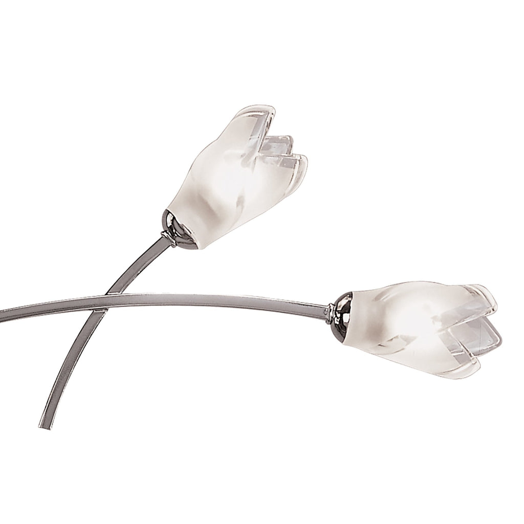 M0183 Pietra Linear Pendant 2 Arm 4 Light G9 Polished Chrome