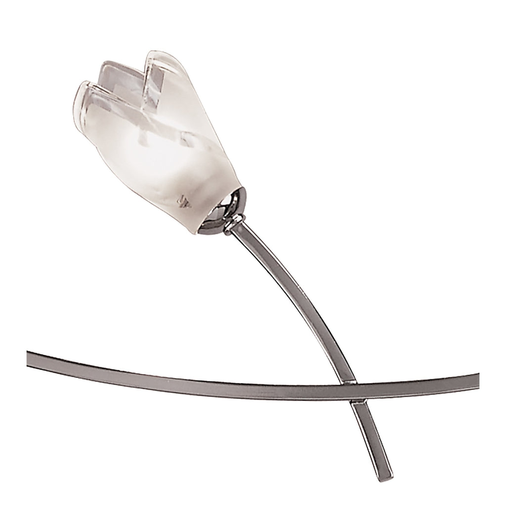 M0183 Pietra Linear Pendant 2 Arm 4 Light G9 Polished Chrome