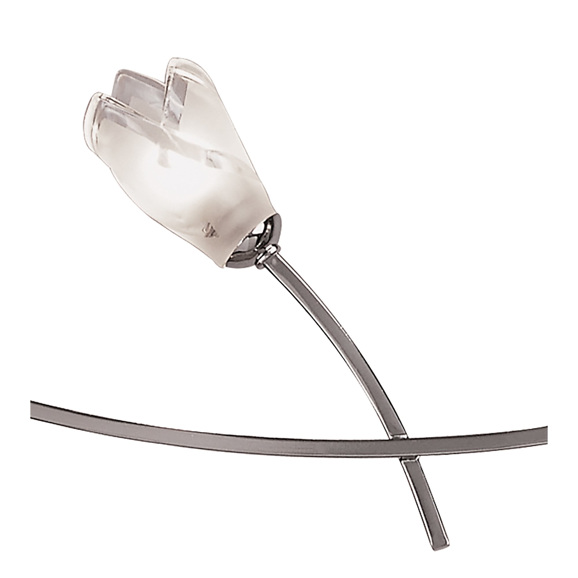 M0183 Pietra Linear Pendant 2 Arm 4 Light G9 Polished Chrome