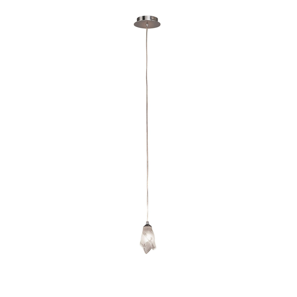 M0185 Pietra Pendant 1 Light G9 Polished Chrome