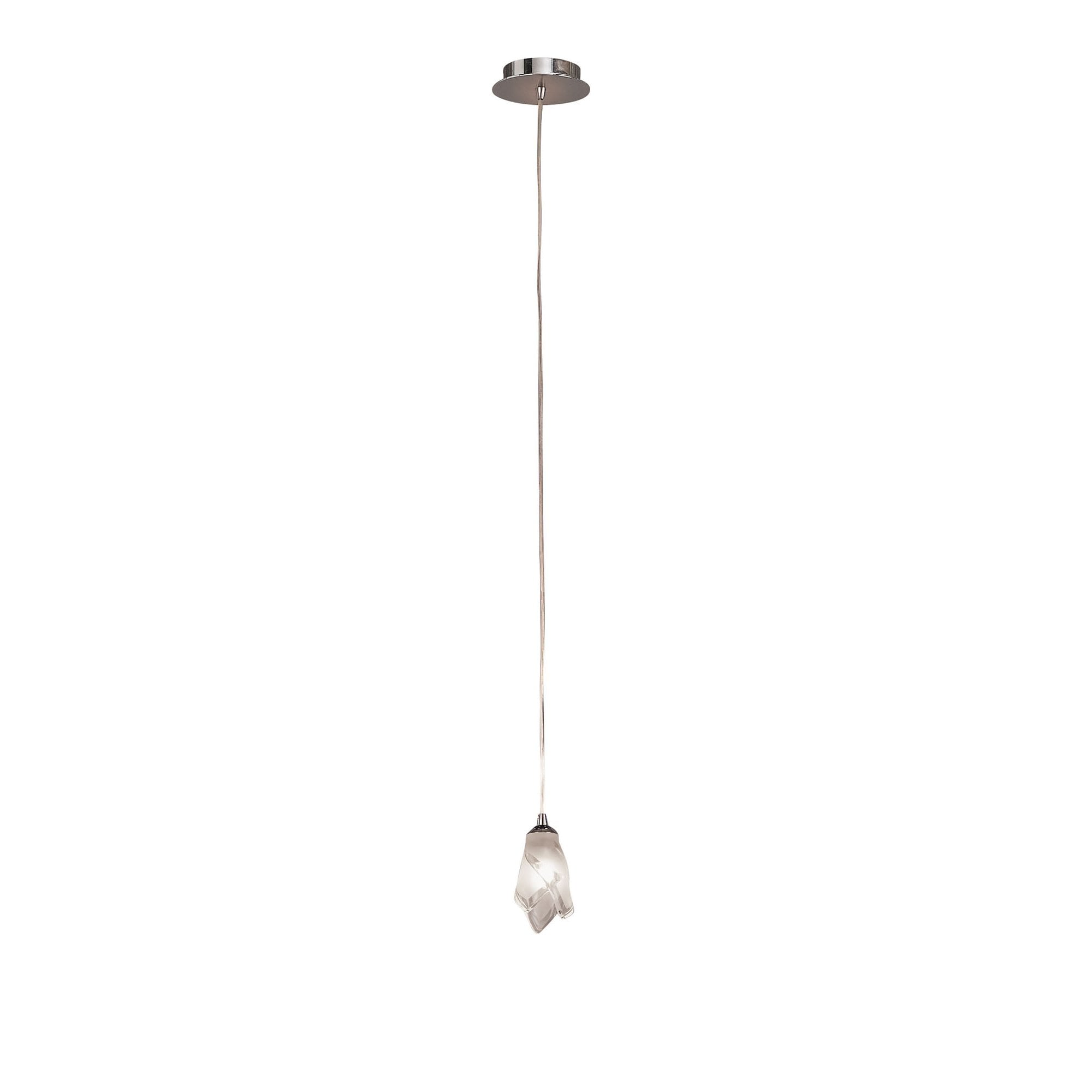M0185 Pietra Pendant 1 Light G9 Polished Chrome