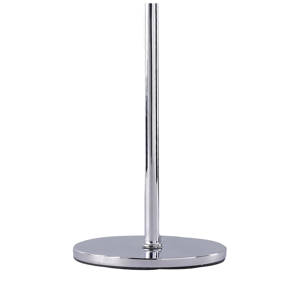 M0924 Pop Table Lamp 1 Light E27 Gloss White/White Acrylic/Polished Chrome
