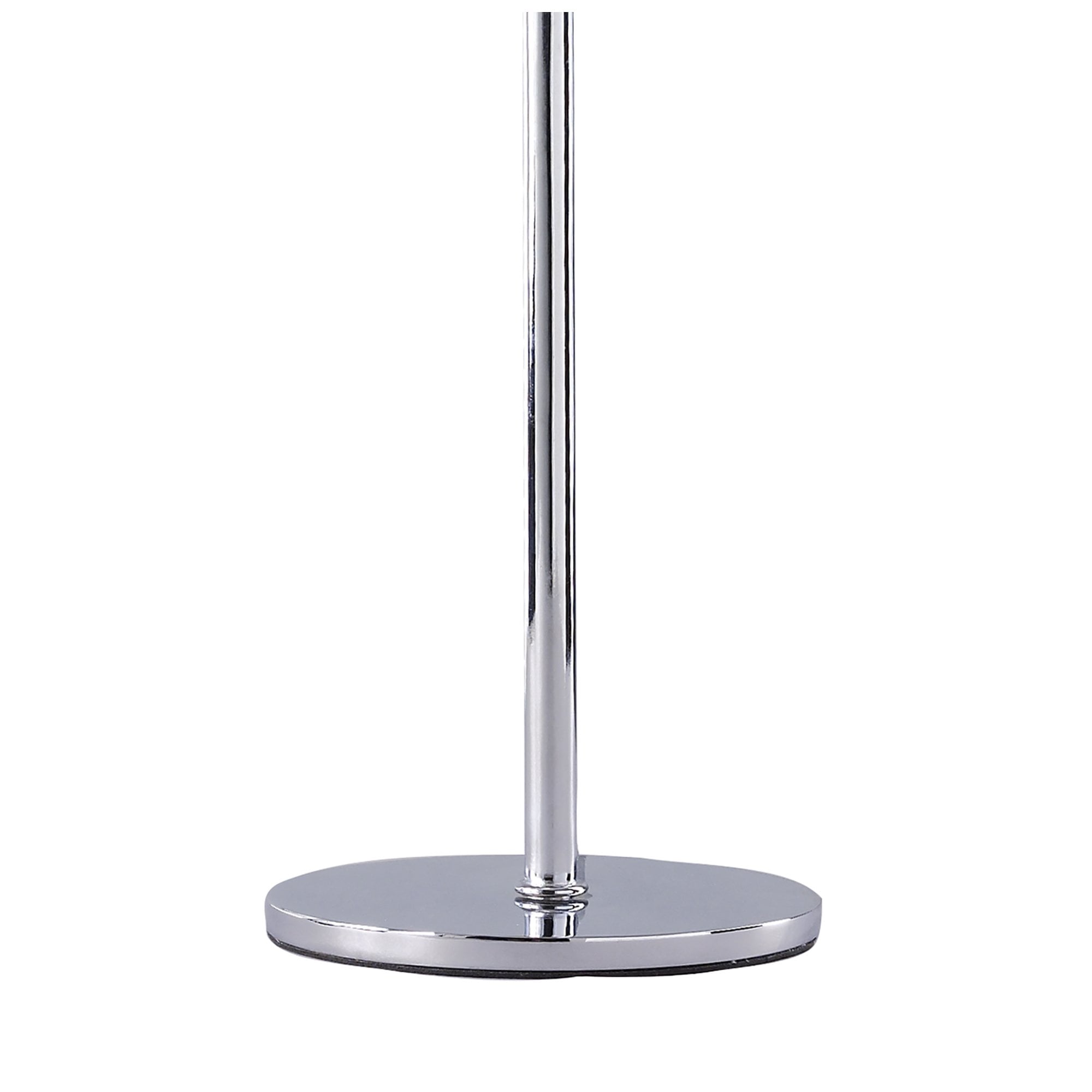 M0924 Pop Table Lamp 1 Light E27 Gloss White/White Acrylic/Polished Chrome