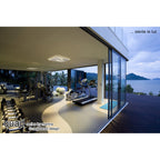 M6455 Quad Ceiling 46cm Square 50W LED 3000-6000K Tuneable Remote Control White
