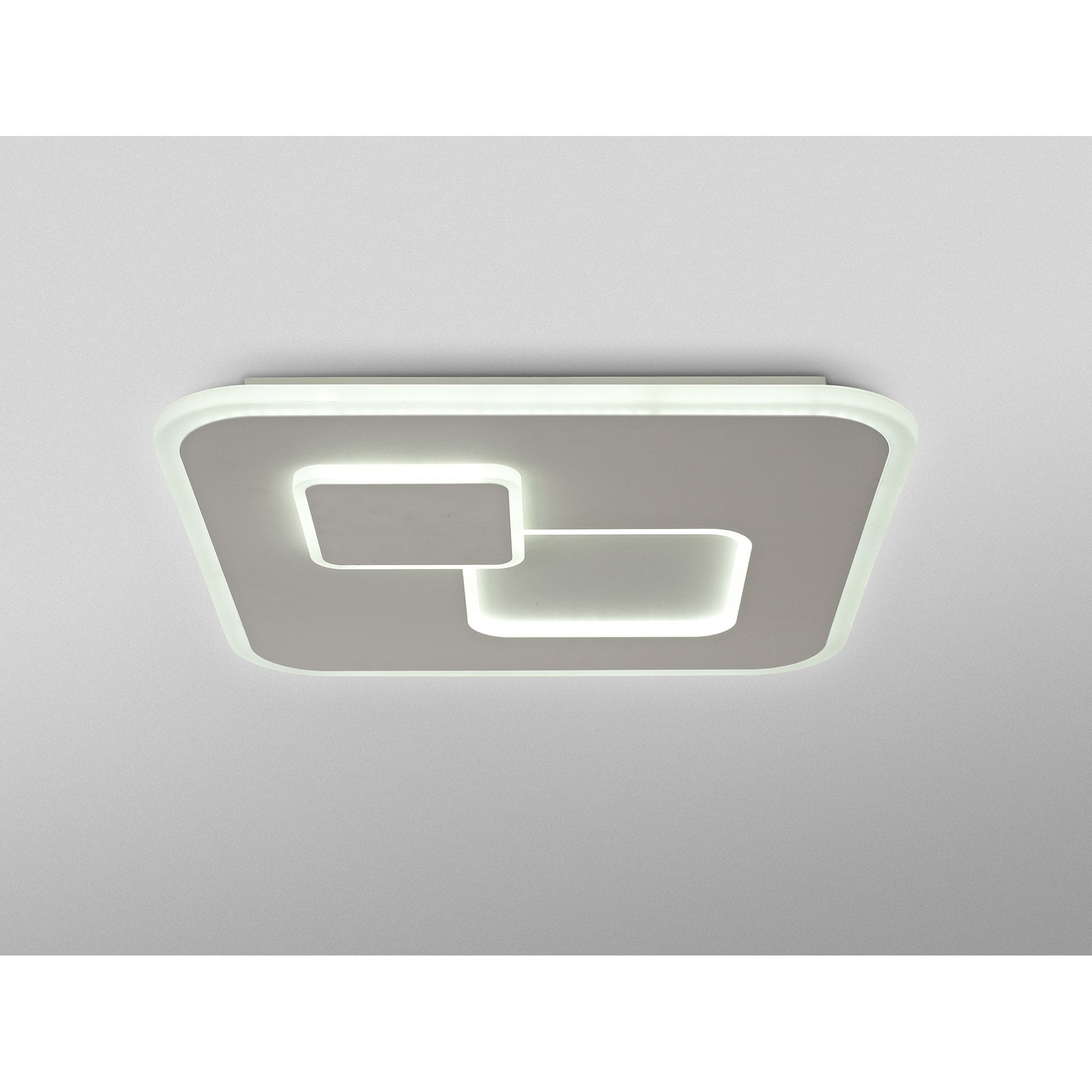 M6455 Quad Ceiling 46cm Square 50W LED 3000-6000K Tuneable Remote Control White