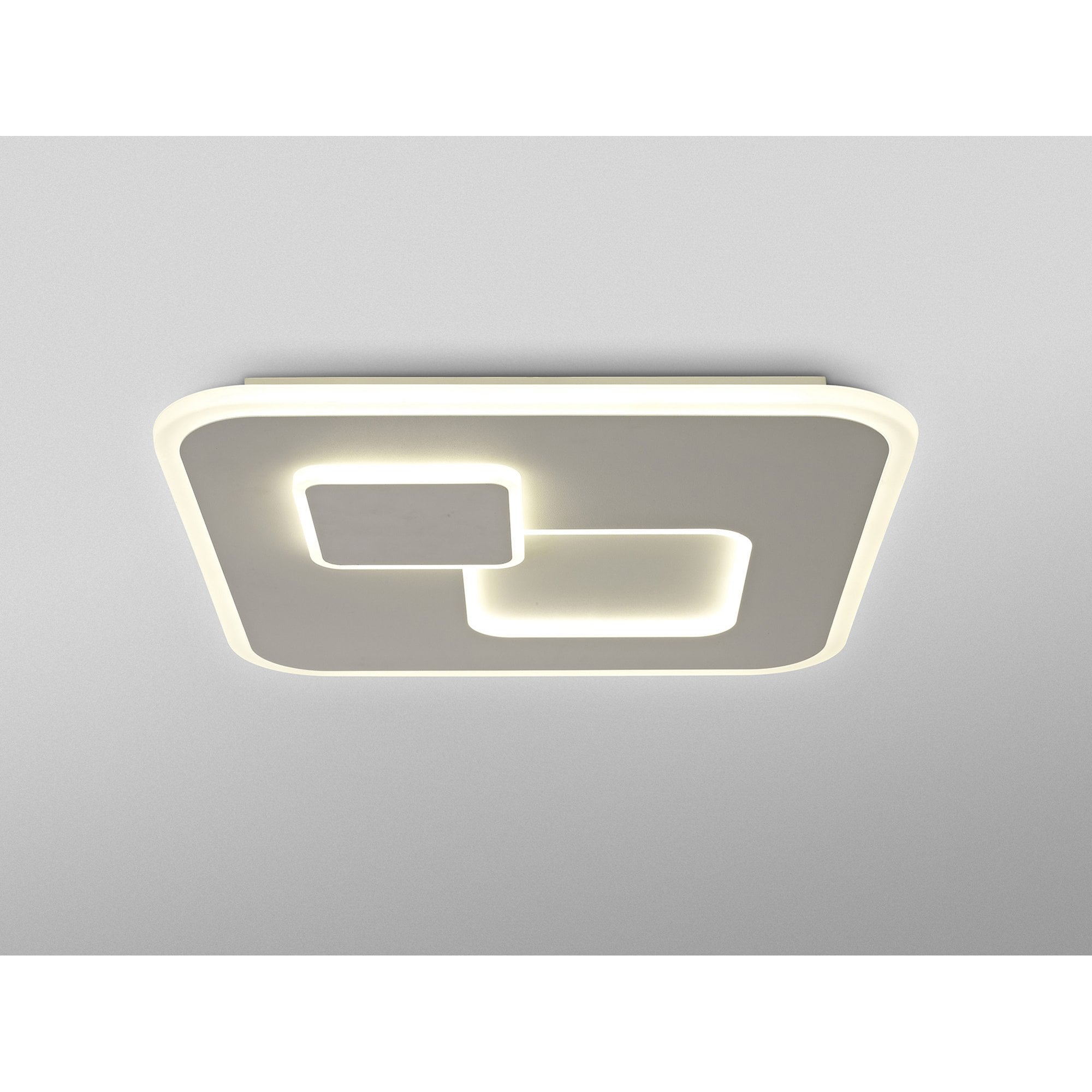 M6455 Quad Ceiling 46cm Square 50W LED 3000-6000K Tuneable Remote Control White