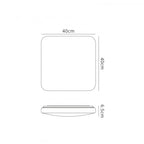 M6241 Quatro II Flush Fitting Square 40cm 45W LED White