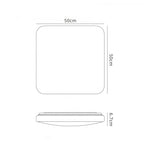 M6242 Quatro II Flush Fitting Square 50cm 60W LED White
