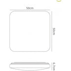 M6245 Quatro II Flush Fitting Square 50cm 60W LED White
