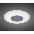 M5933 Reef Ceiling 45cm Round 48W LED -6500K Tuneable Remote Control Chrome / White