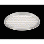 M5342 Reflex Flush 58cm Round 50W LED + 6000K Aluminium / Acrylic