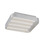 M5341 Reflex Flush 29cm Square 18W LED + 6000K Aluminium / Acrylic