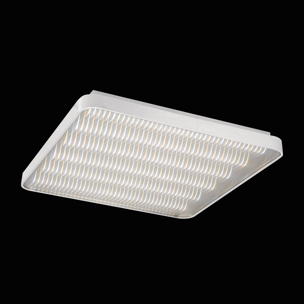 M5340 Reflex Flush 58cm Square 50W LED + 6000K Aluminium / Acrylic
