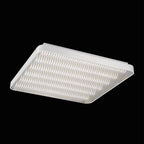 M5340 Reflex Flush 58cm Square 50W LED + 6000K Aluminium / Acrylic
