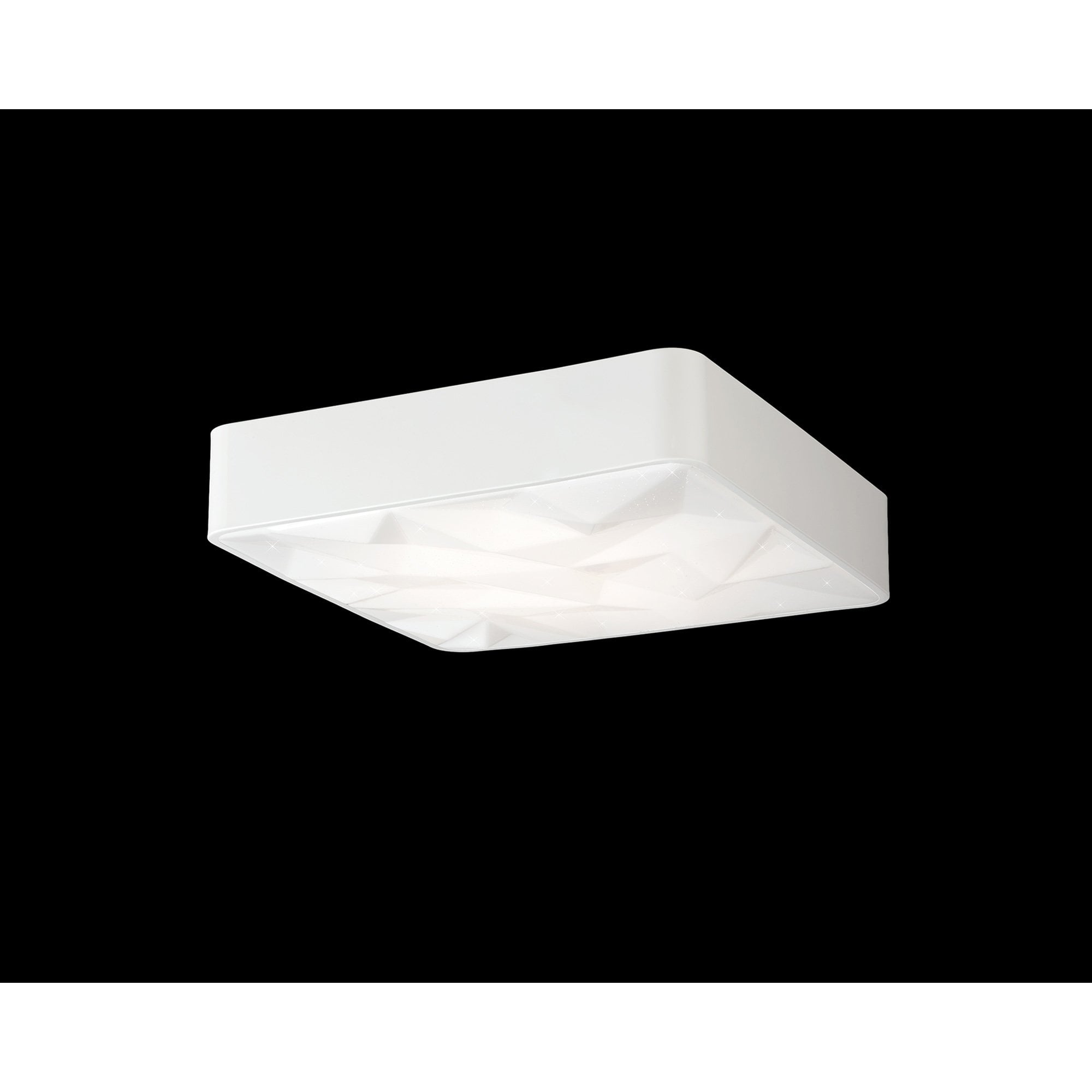 M5880 Rombos Flush 50cm Square 40W LED -6500K Tuneable Remote Control White