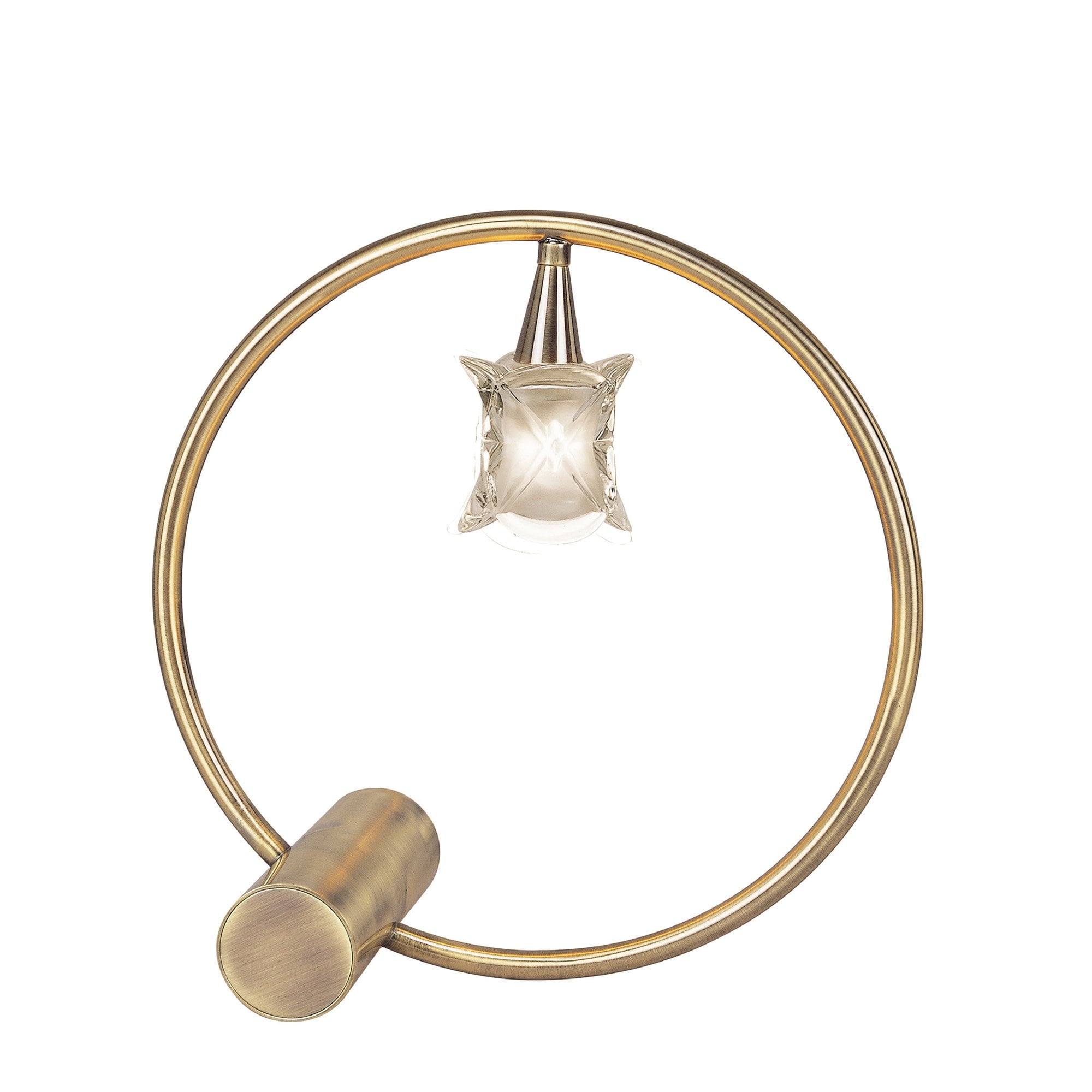M0053AB Rosa Del Desierto Table Lamp 1 Light G9 Antique Brass