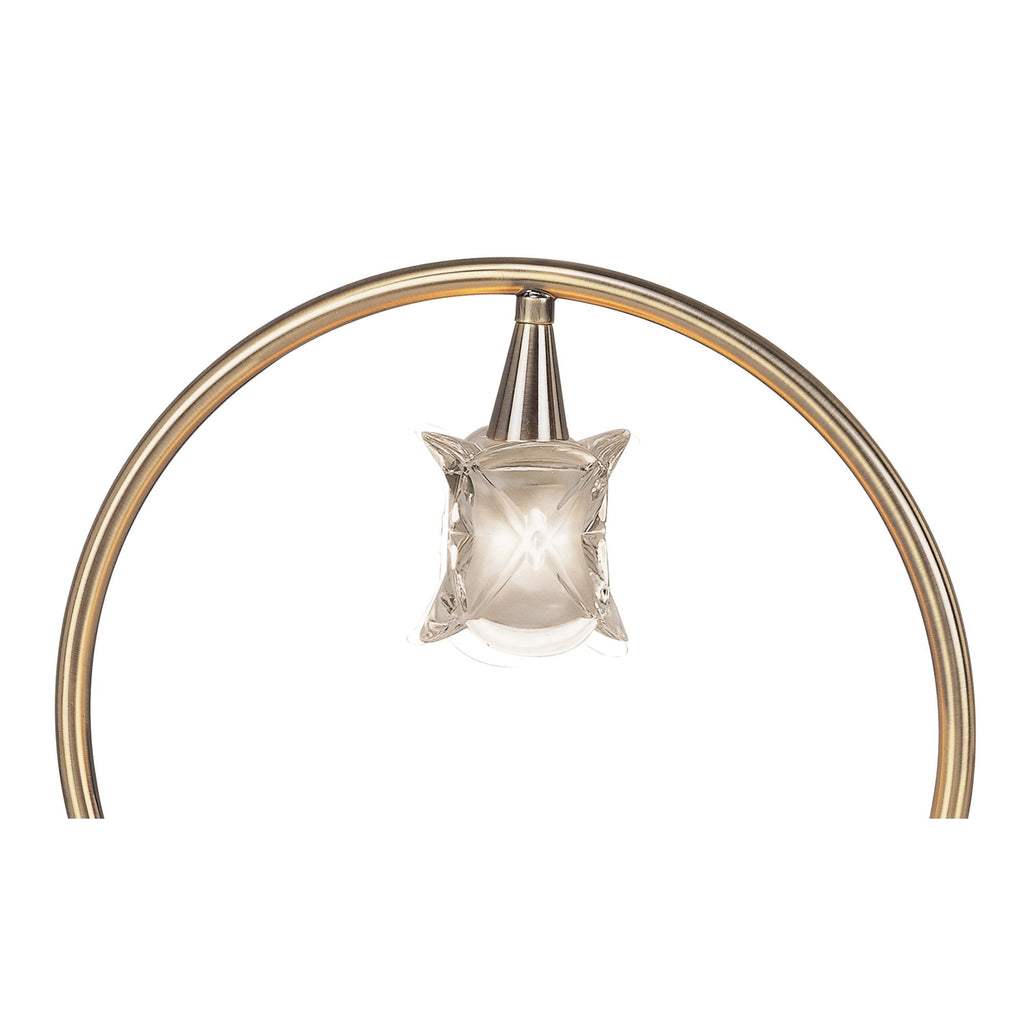 M0053AB Rosa Del Desierto Table Lamp 1 Light G9 Antique Brass