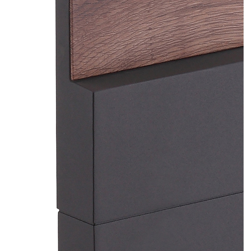M6771 Ruka Outdoor Floor Lamp Small 13W LED Anthracite/Walnut