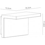 M6770 Ruka Outdoor Wall Lamp 13W LED Anthracite/Walnut