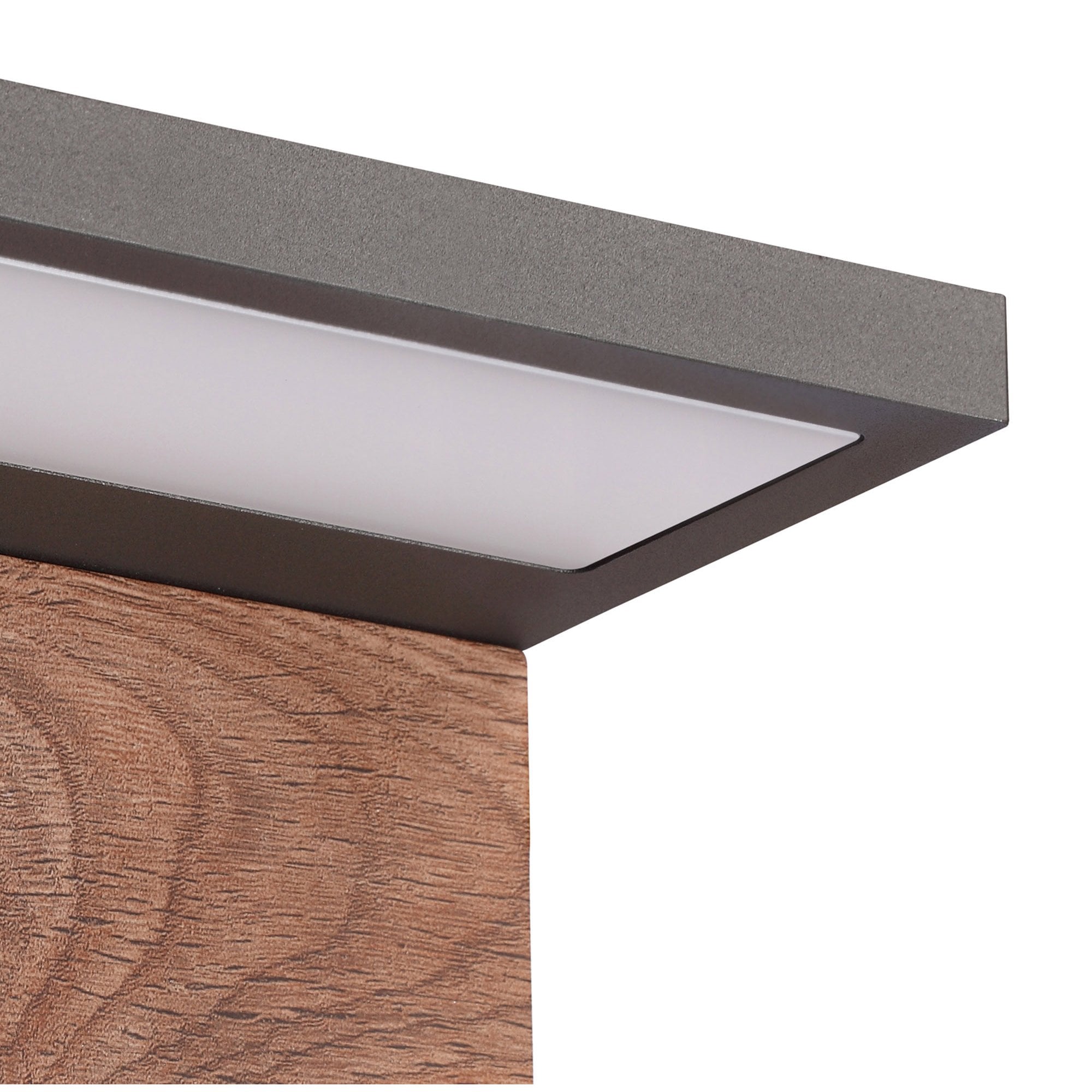 M6770 Ruka Outdoor Wall Lamp 13W LED Anthracite/Walnut